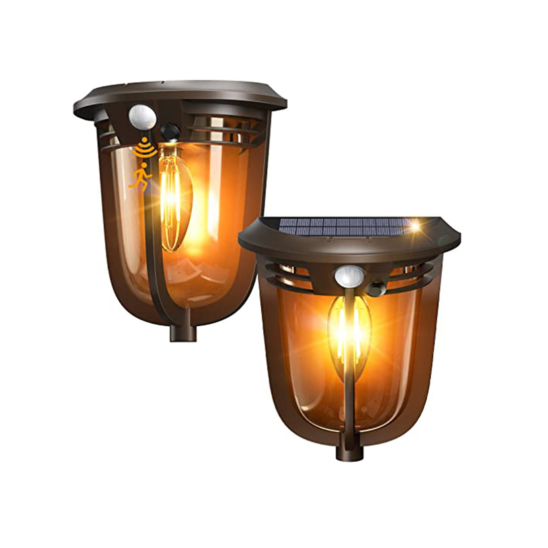 2 Pack Advanced Motion Sensor Solar Lights Wall Sconces – Witimselsolar