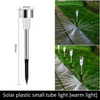 Solar LED Ground Lights – Colorful Stainless Steel Outdoor Garden & Lawn Pathway Lights