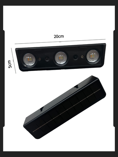 New model of Solar Wall LightsIP65 Waterproof Solar Powered for Garden Patio Yard 4PCS PER PACK