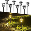 Solar Pathway Lights IP65 Waterproof & Bright for Yard, Driveway, Walkway,8 Pack