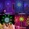 LED sound controlled colorful fireworks lights