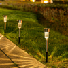 Solar LED Ground Lights – Colorful Stainless Steel Outdoor Garden & Lawn Pathway Lights