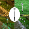 Solar LED Ground Lights – Colorful Stainless Steel Outdoor Garden & Lawn Pathway Lights