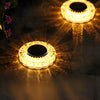 Solar Ground Lights ¨C Waterproof Outdoor Garden, Lawn & Stair LED Lights, Crystal Brick Lights for Yard & Balcony Decor