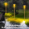 Solar lights outdoor flickeringflame, Outdoor Decorations for Patio Path Yard