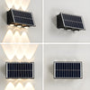 Solar Up & Down Wall Lights ¨C Waterproof Outdoor IP65 Wash Wall Lights for Garden & Courtyard