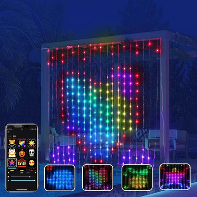 🔥Last Day Special 74% OFF🔥DIY Smart LED Curtain Sync Lights