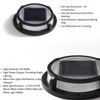 Solar Ground Lights ¨C 4-Sided LED Outdoor Landscape Lights, Waterproof Garden & Yard Wall Corner Lights