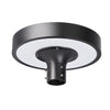 Round Waterproof Smart Remote Control LED Solar Lamp Post Top Lights Street Light-Middle