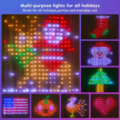 🔥Last Day Special 74% OFF🔥DIY Smart LED Curtain Sync Lights