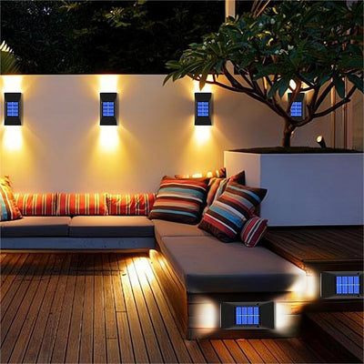 Solar LED Wall Lights,Garden Decorative solar lights for fence, Solar Fence Light, Solar Light for Garden