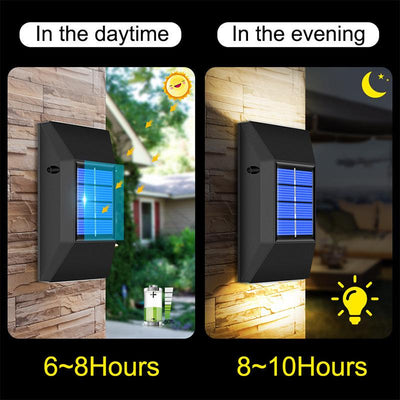 Solar LED Wall Lights,Garden Decorative solar lights for fence, Solar Fence Light, Solar Light for Garden