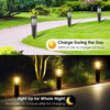 Solar Pathway Lights, Solar Outdoor Lights Up to 14 Hrs Outdoor Waterproof, IP65 Waterproof Solar Garden Lights for Path Pathway Walkway